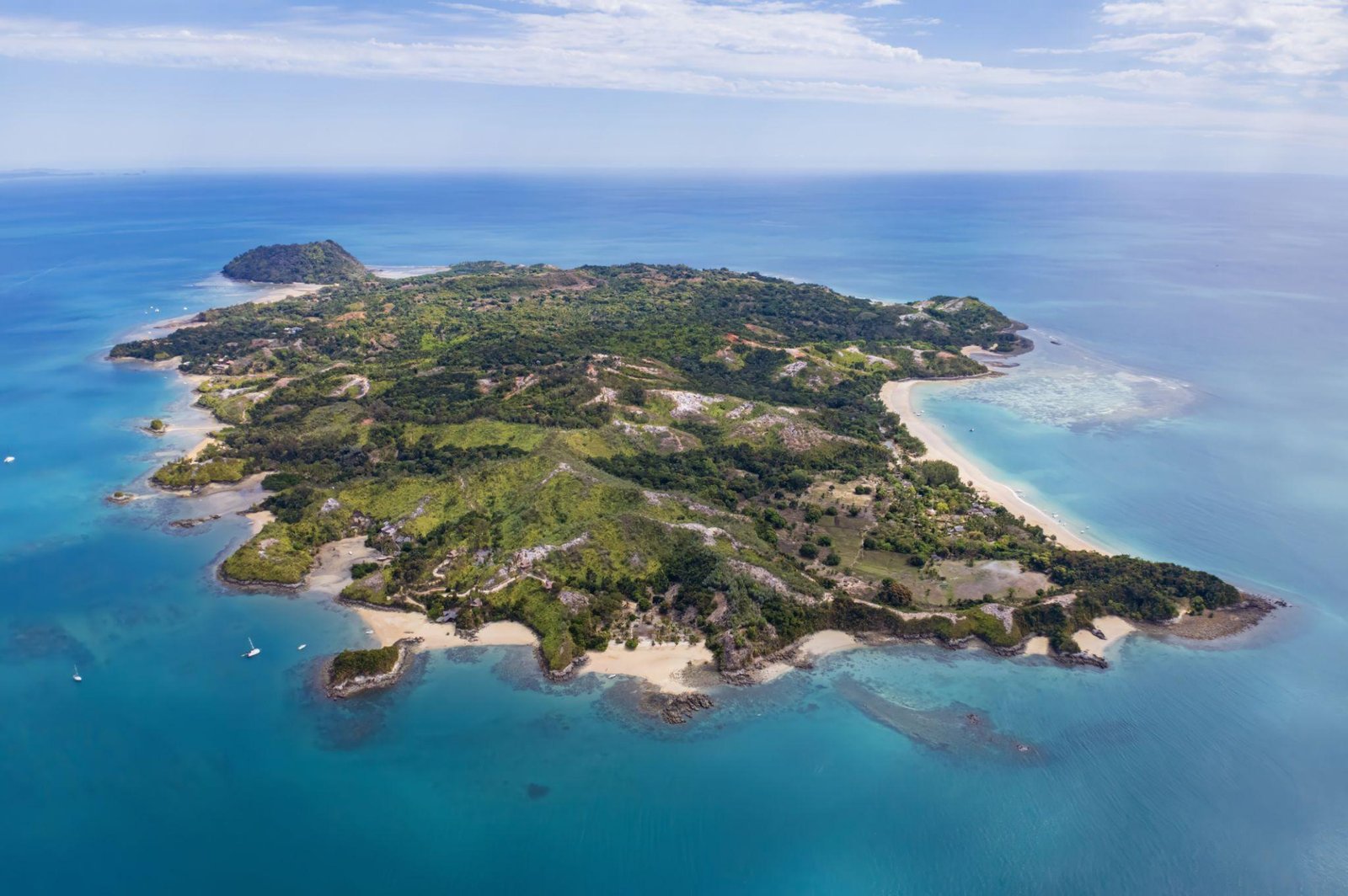 Lémurien sur l'île de Nosy Komba à Nosy Be, Madagascar